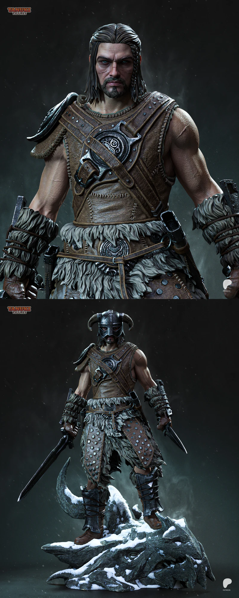 Dovahkiin – Skyrim STL model for 3D printing