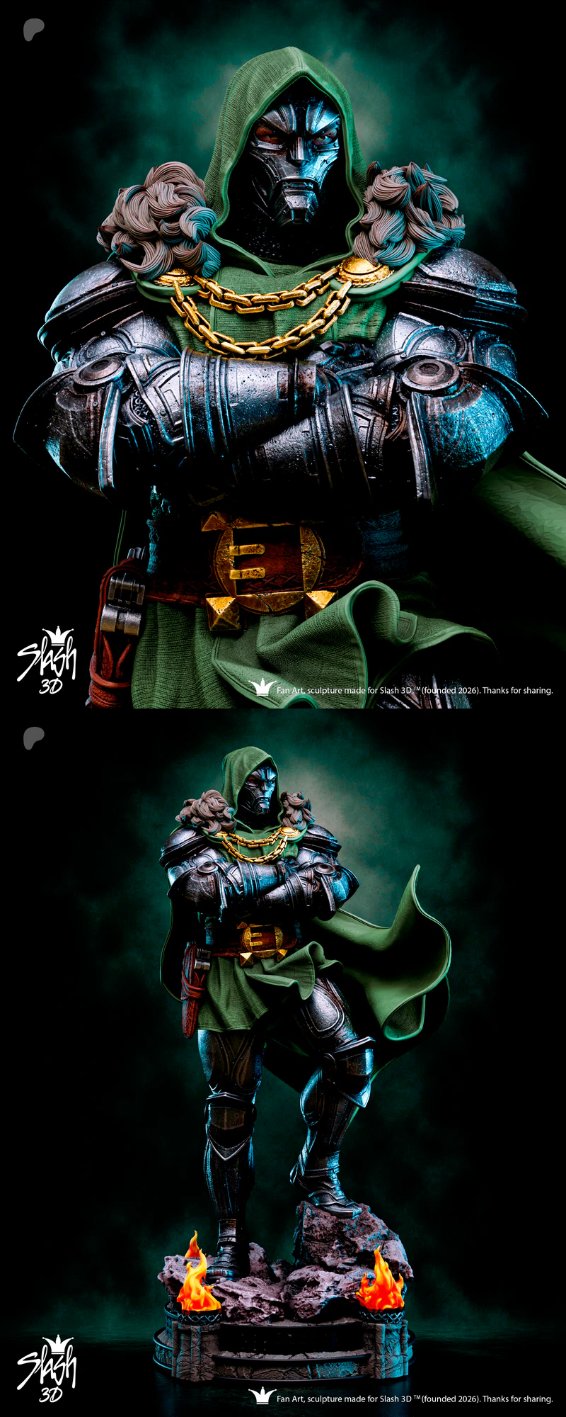 Dr. Doom STL model for 3D printing