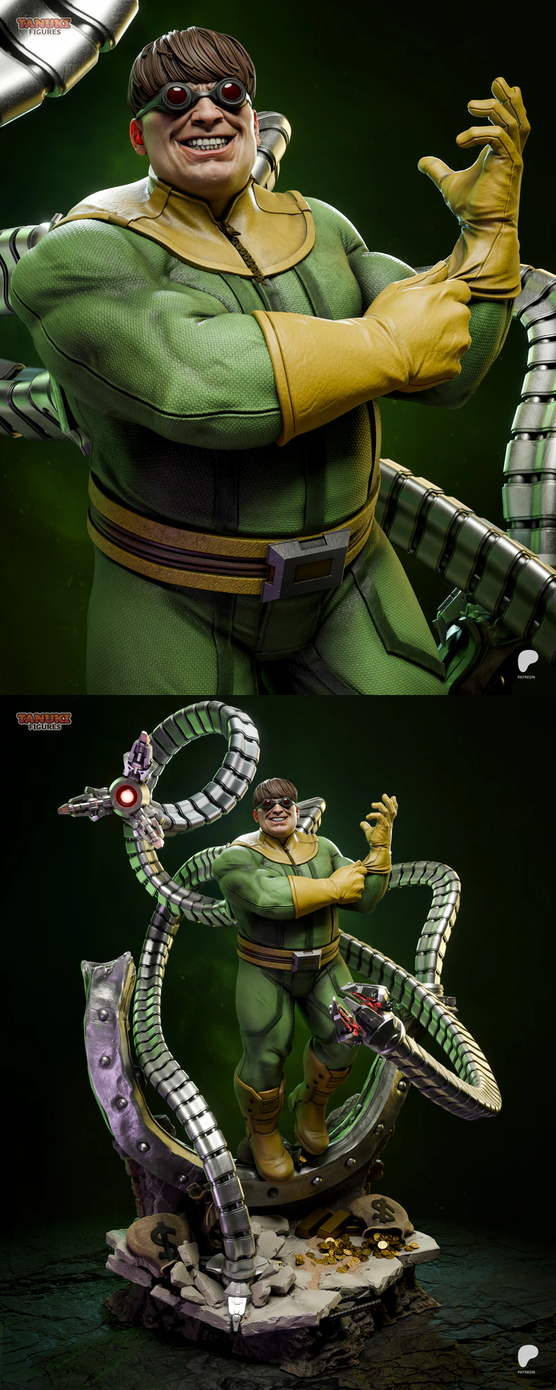 Dr. Octopus – Spider-man STL model for 3D printing
