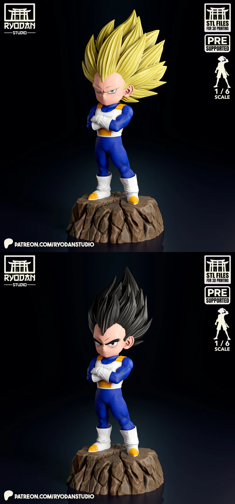 Dragon Ball – Vegeta Daima 3D Printable STL Figure for Resin Printer STL model for 3D printing