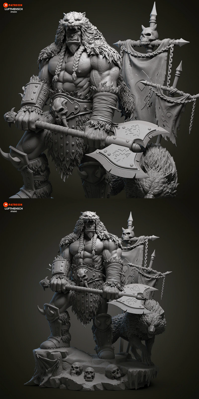 Durotan STL model for 3D printing