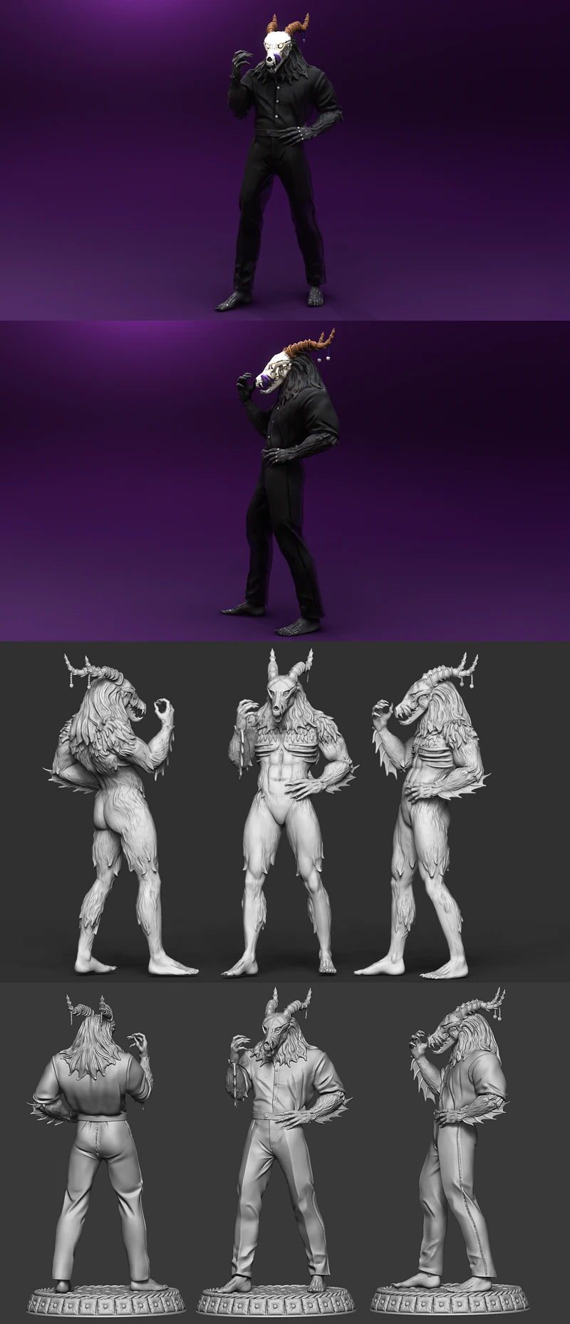 Duskwalker Orpheus 3D Printable Miniature STL File STL model for 3D printing