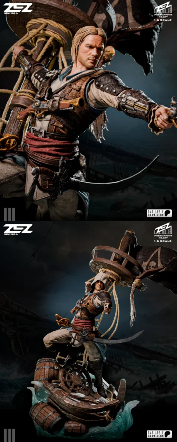 EDWARD ASSASINS CREED STL model for 3D printing