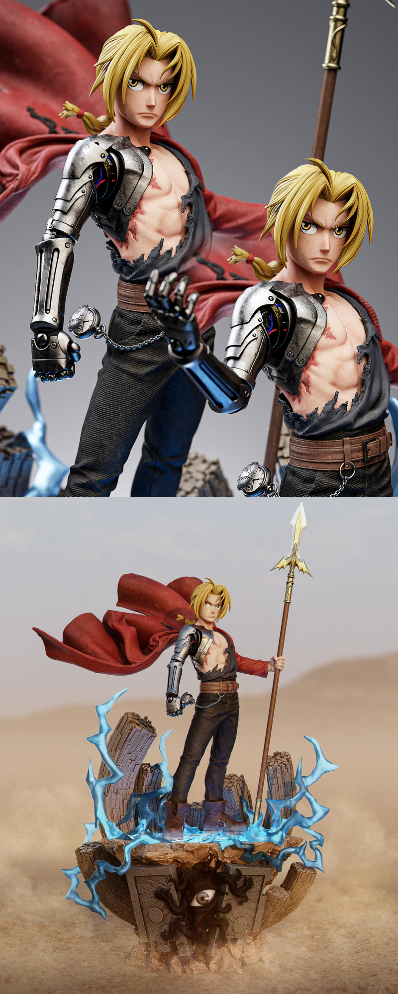 EDWARD ELRIC STL model for 3D printing