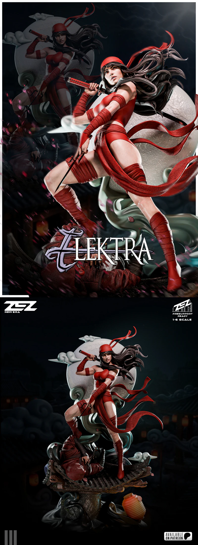 ELEKTRA STL model for 3D printing