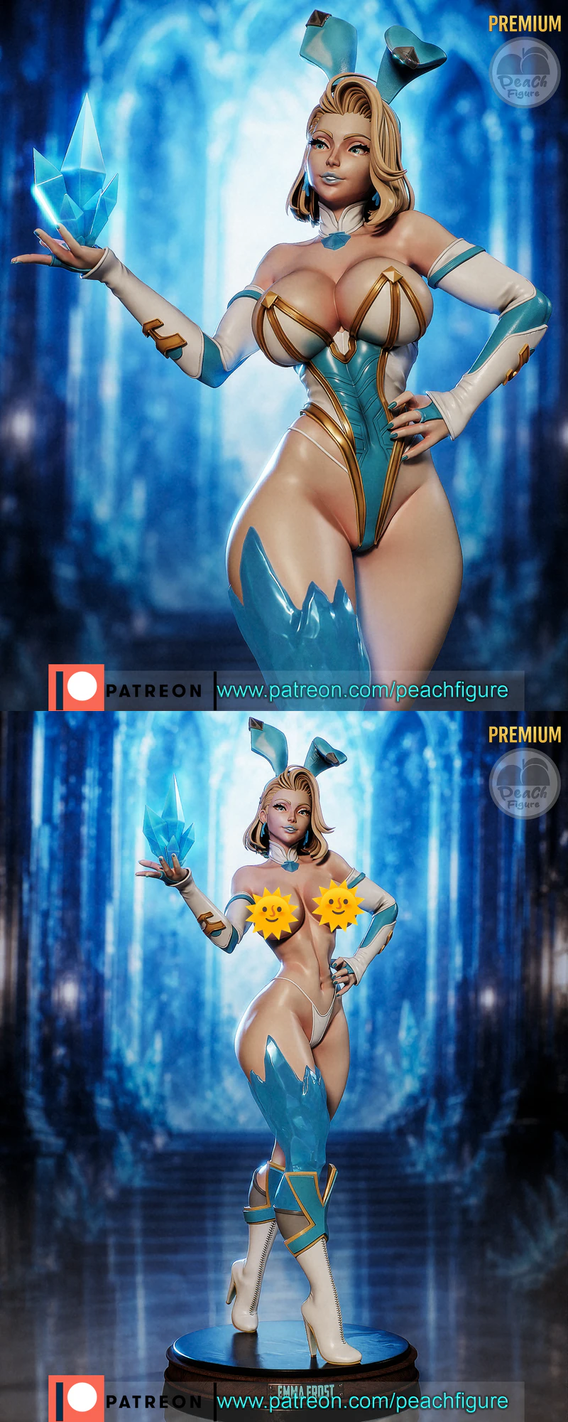 EMMA FROST STL model for 3D printing