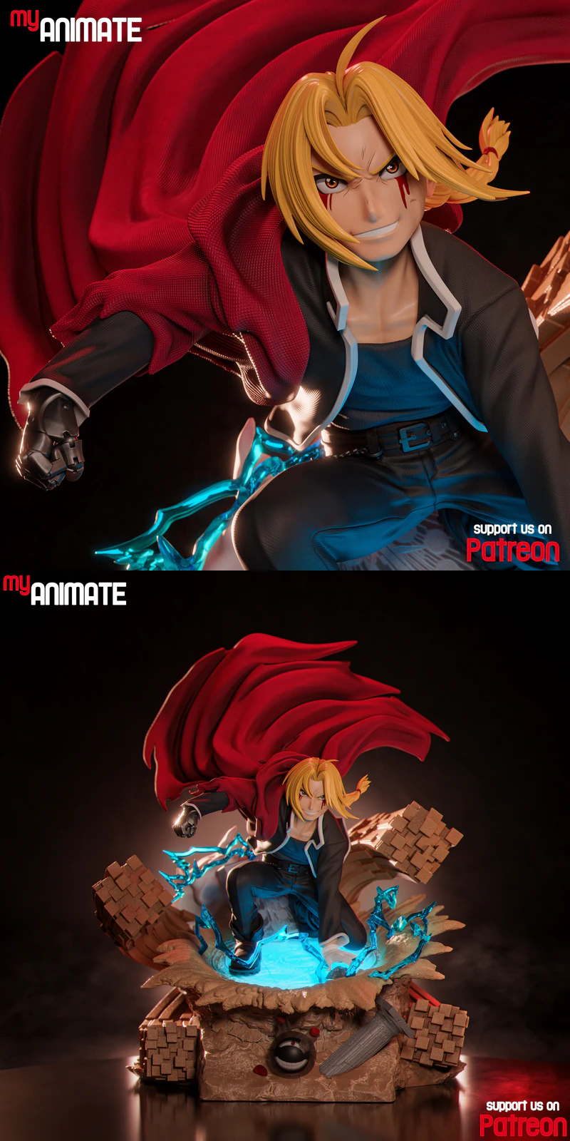 Edward Elric – Fullmetal Alchemist STL model for 3D printing