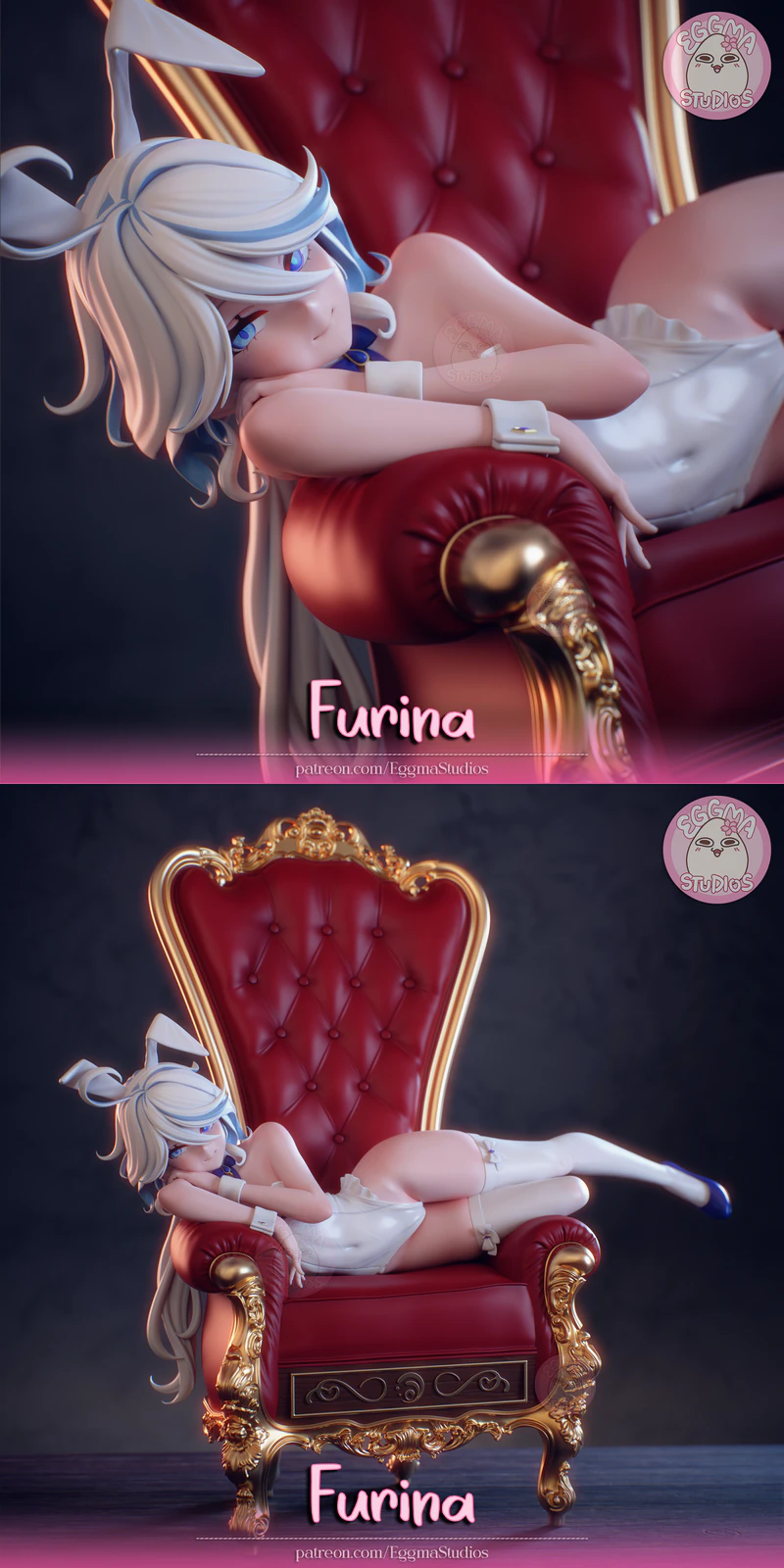 Genshin Impact – Furina STL model for 3D printing