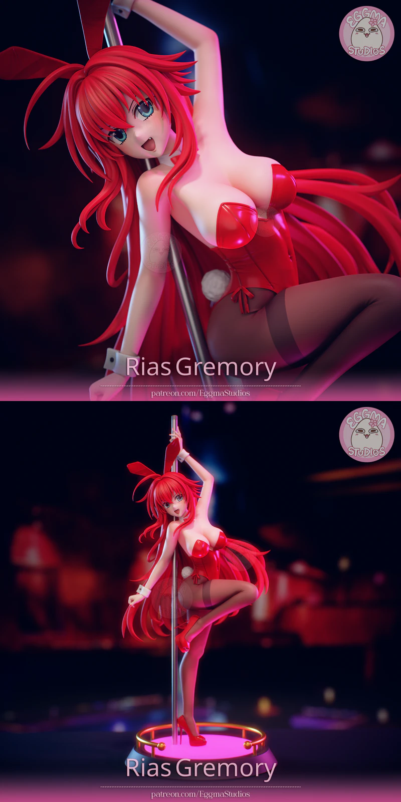 High School DxD – Rias Gremory STL model for 3D printing