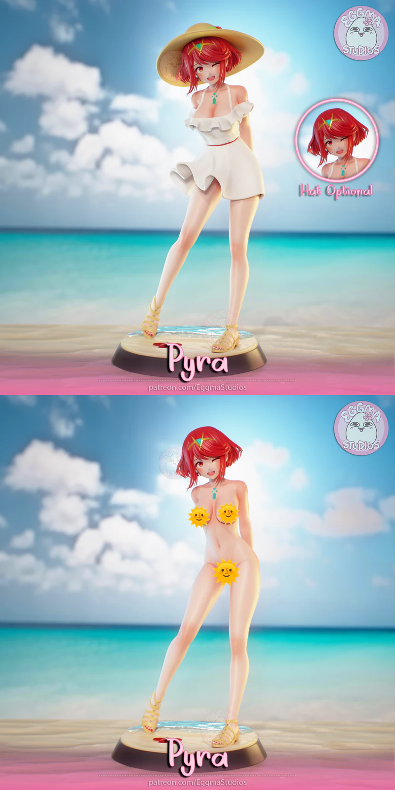 Xenoblade – Pyra STL model for 3D printing