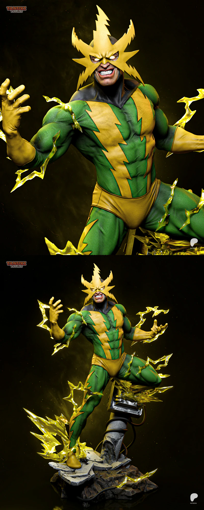 Spider-Man Electro 3D Printable STL Model STL model for 3D printing