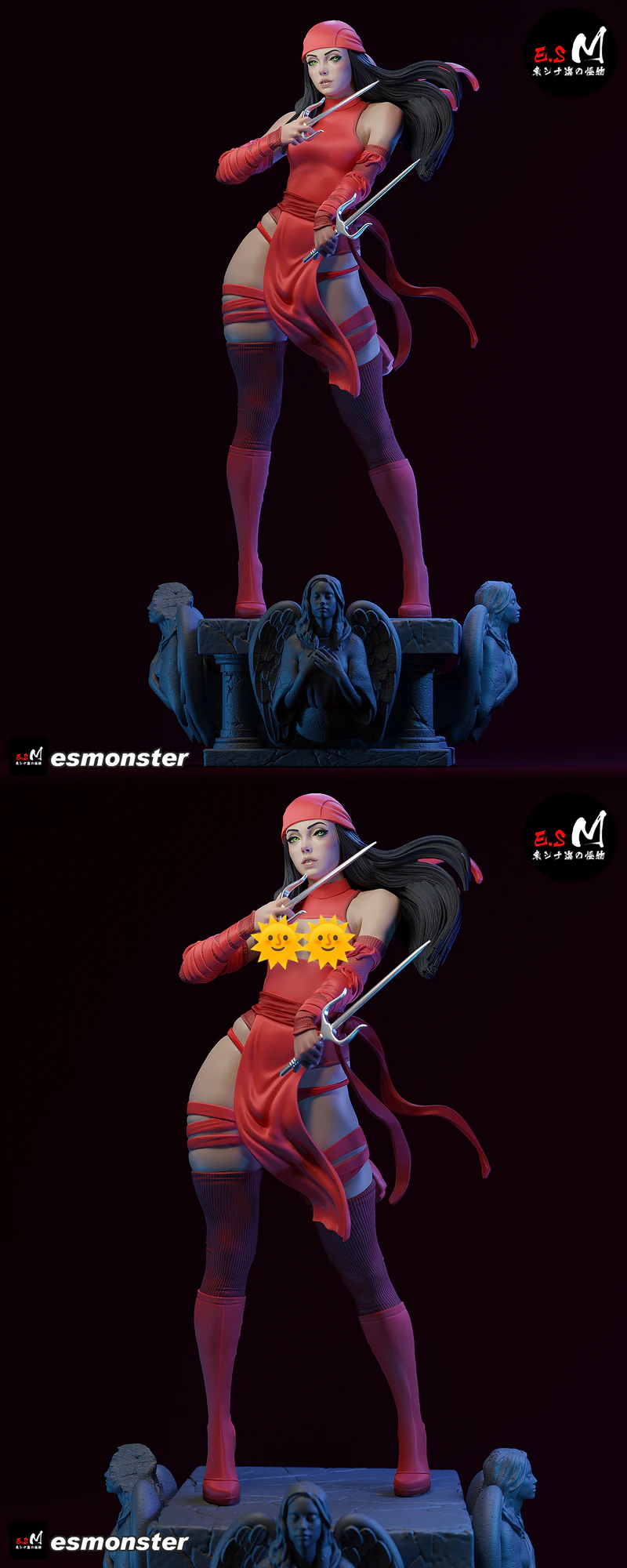 Elektra STL Figure for 3D Printer STL model for 3D printing