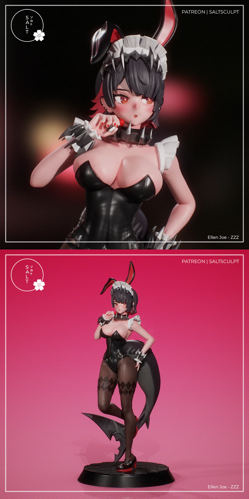 Ellen Joe Bunny 3D Printable Figure STL Model STL model for 3D printing