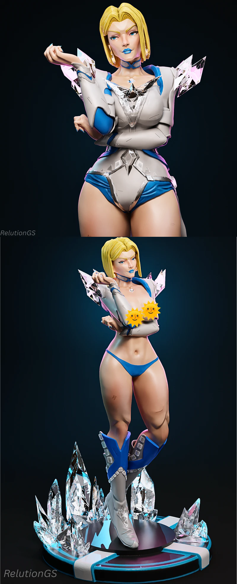 Emma Frost – Marvel Rivals STL model for 3D printing