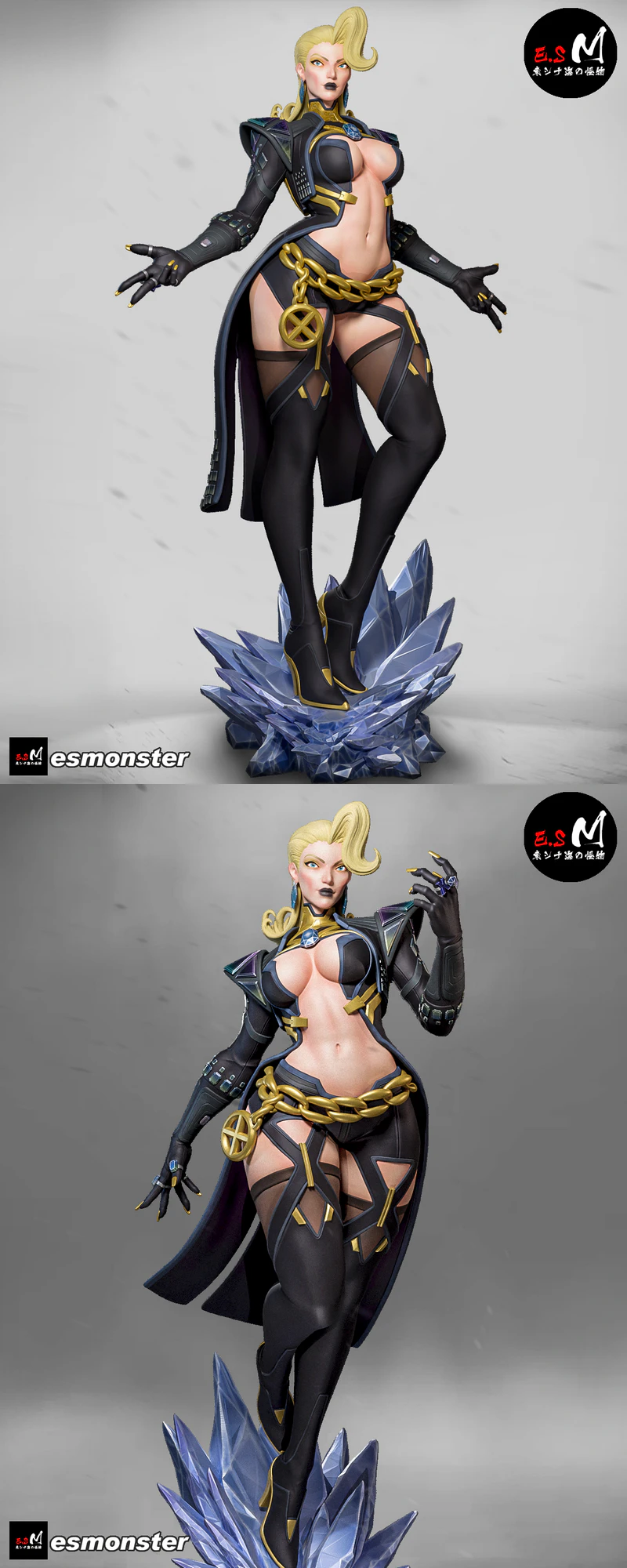 Emma Frost – X Revolution STL model for 3D printing