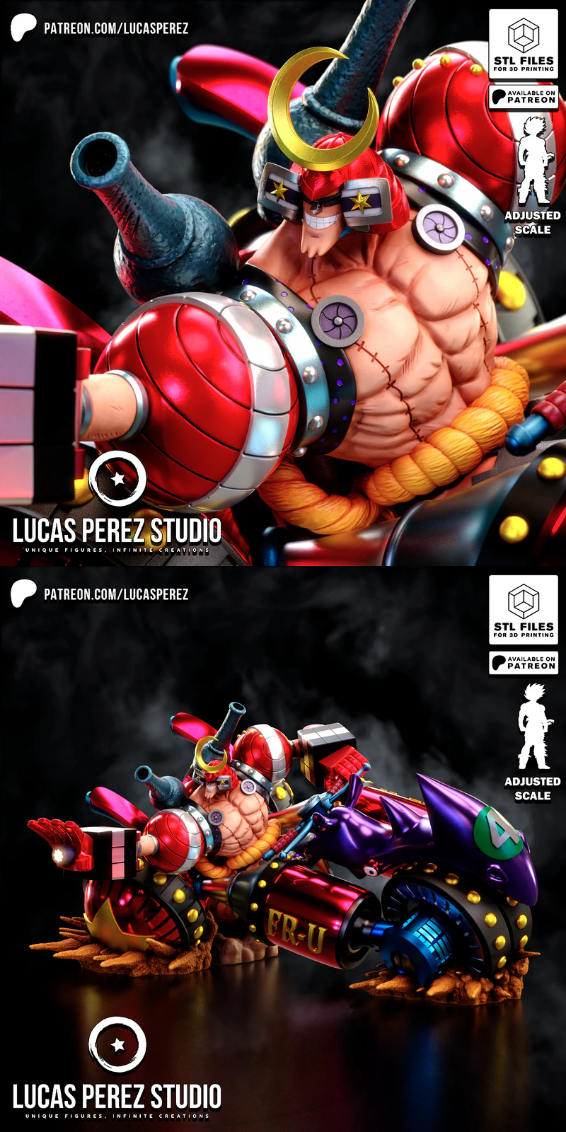 FRANKY WHIT Black Rhino STL File for 3D Printing STL model for 3D printing