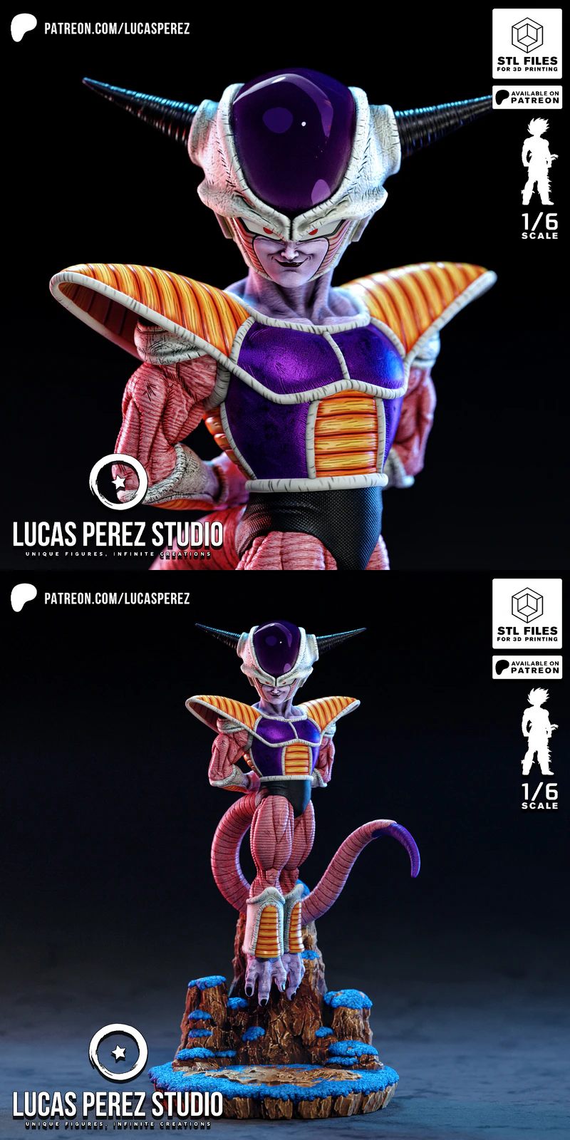 Frozen Warrior STL File for 3D Printing Miniature STL model for 3D printing