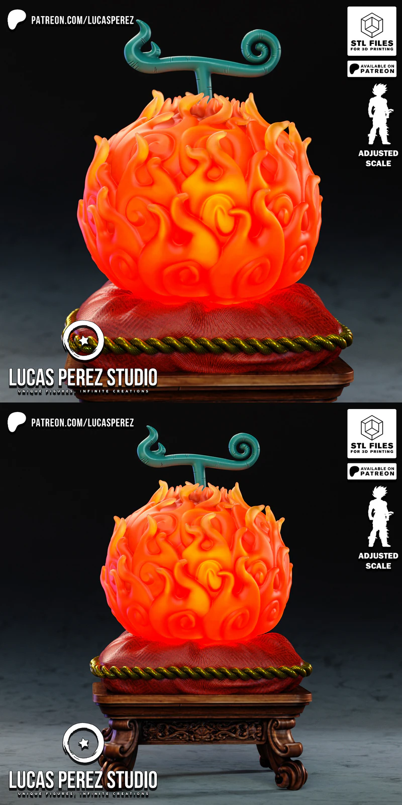 Mera Mera Fruit STL for 3D Printing STL model for 3D printing