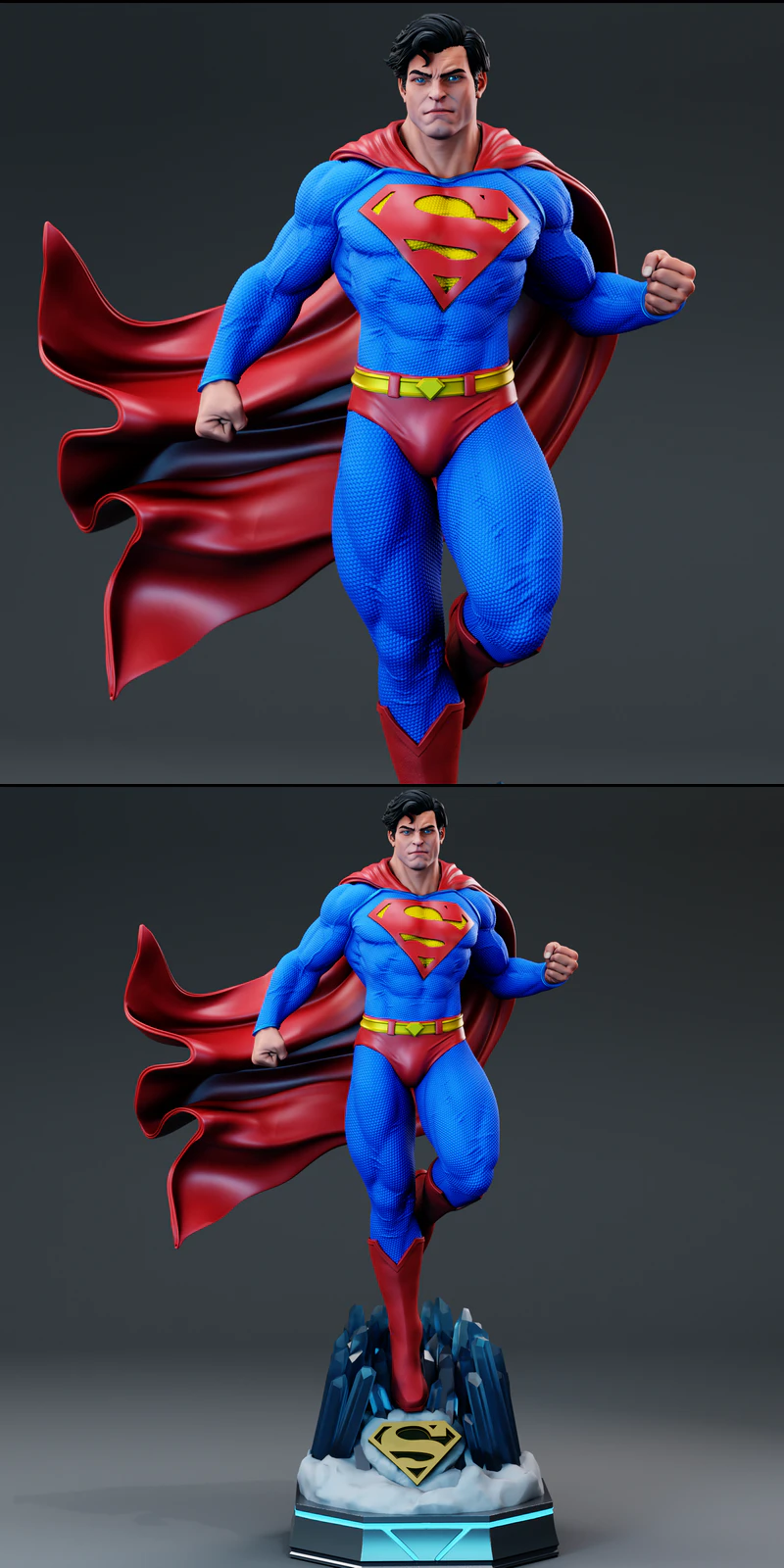 Superman 3D Printable STL Model STL model for 3D printing
