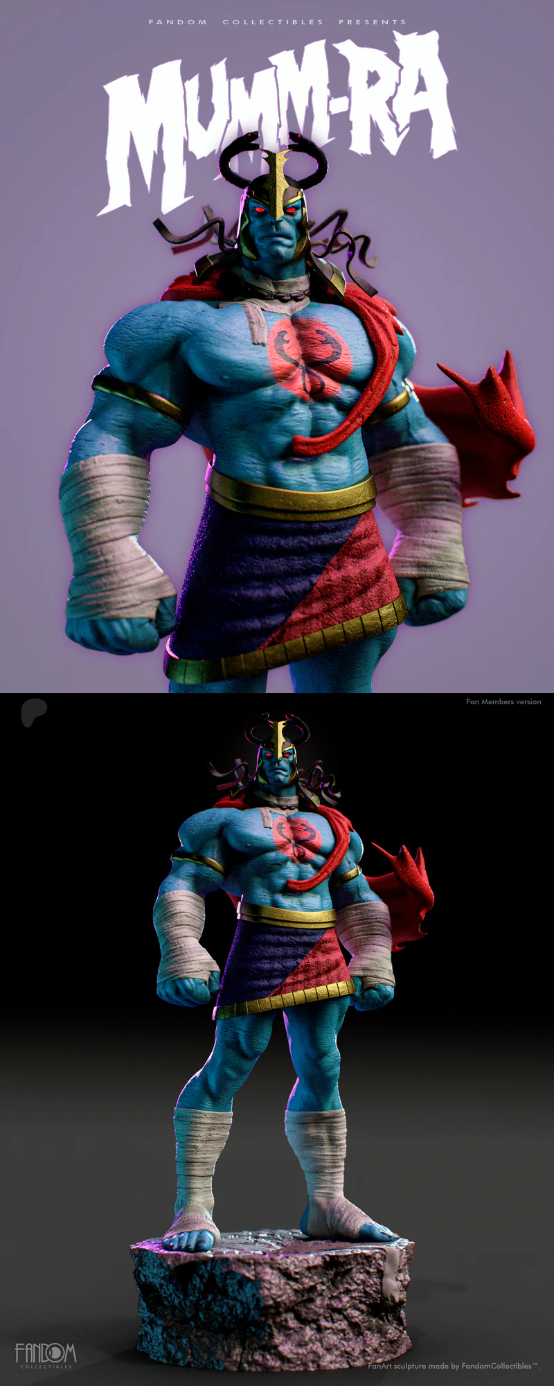 Mumm-Ra STL model for 3D printing