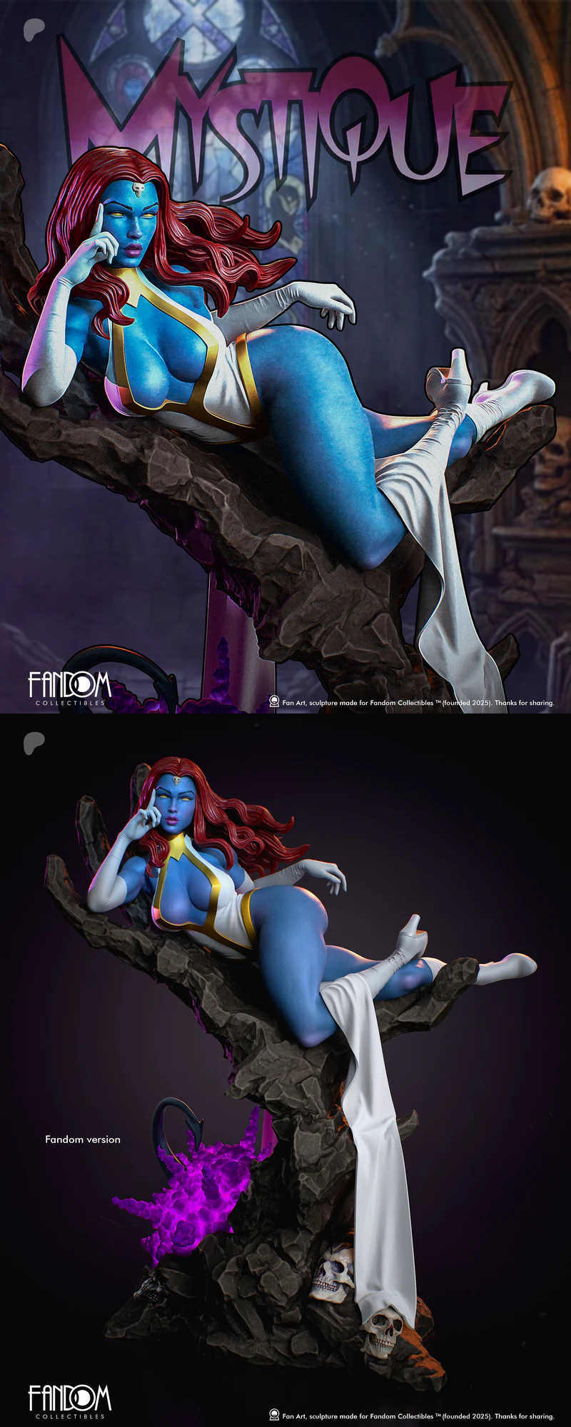Mystique – Inspired by Comic Shape-Shifters STL model for 3D printing