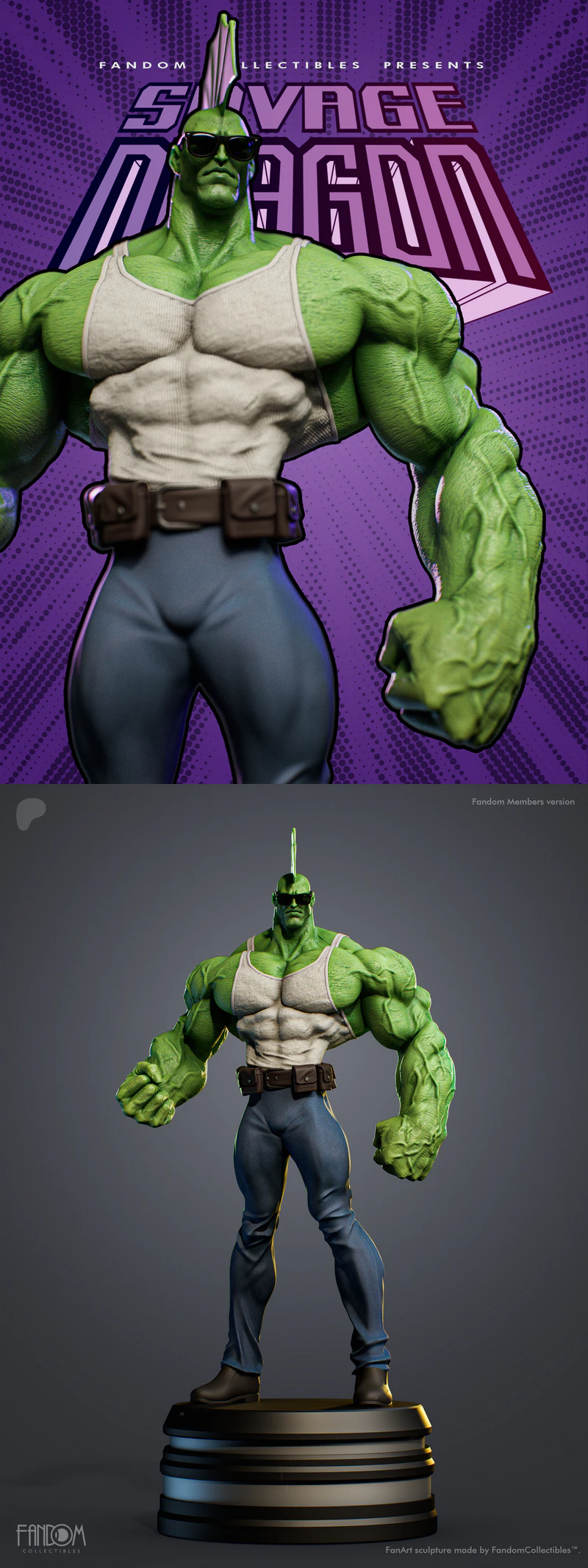 Savage Dragon 3D Printable STL Model STL model for 3D printing