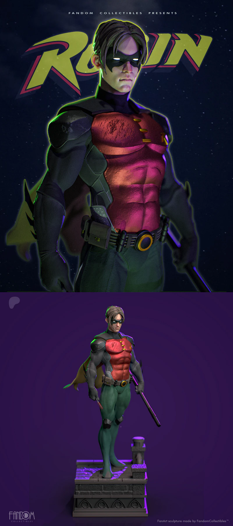 Tim Drake – Robin STL model for 3D printing