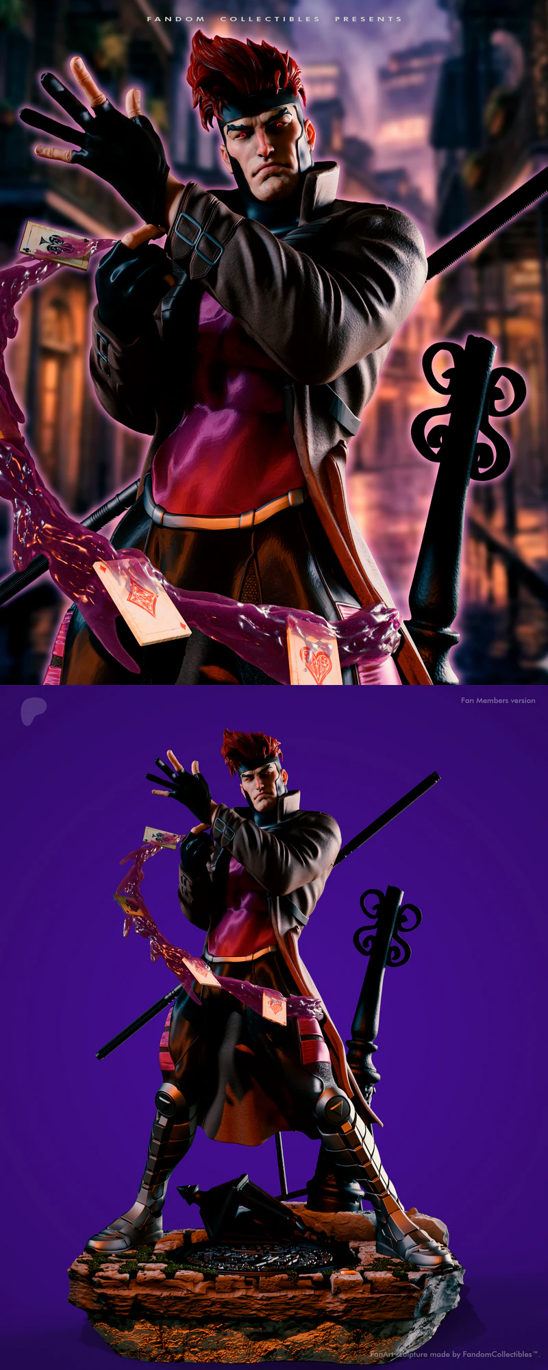 Gambit STL model for 3D printing