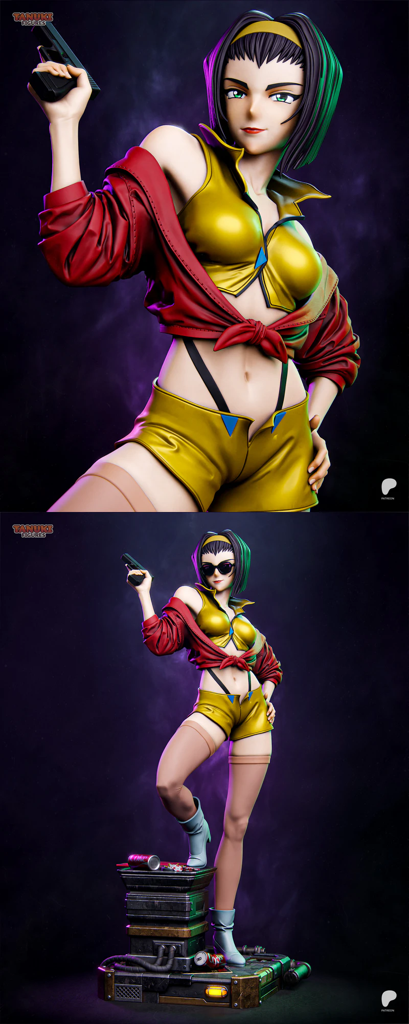 Faye – Cowboy Bebop STL model for 3D printing