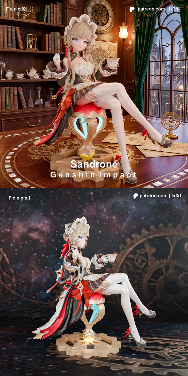 Sandrone – Genshin Impact STL model for 3D printing