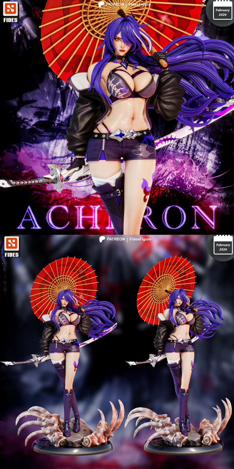 Acheron STL model for 3D printing