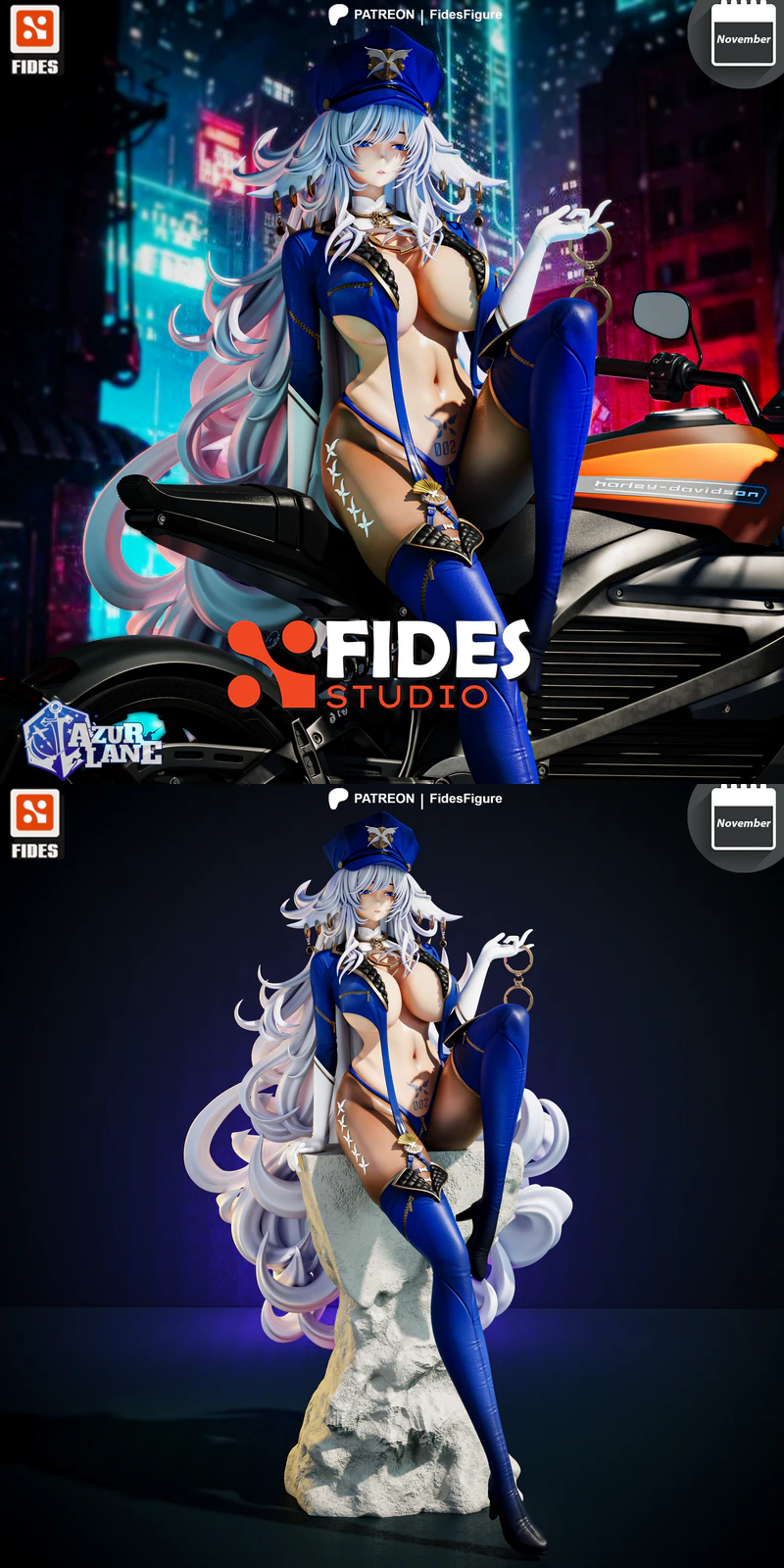 Azur Lane Shinano 3D Printable Figure STL File STL model for 3D printing