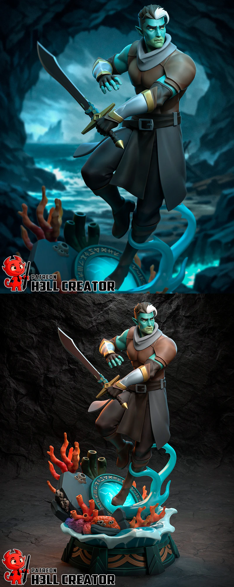 Fjord Stone – The Mighty Nein STL model for 3D printing