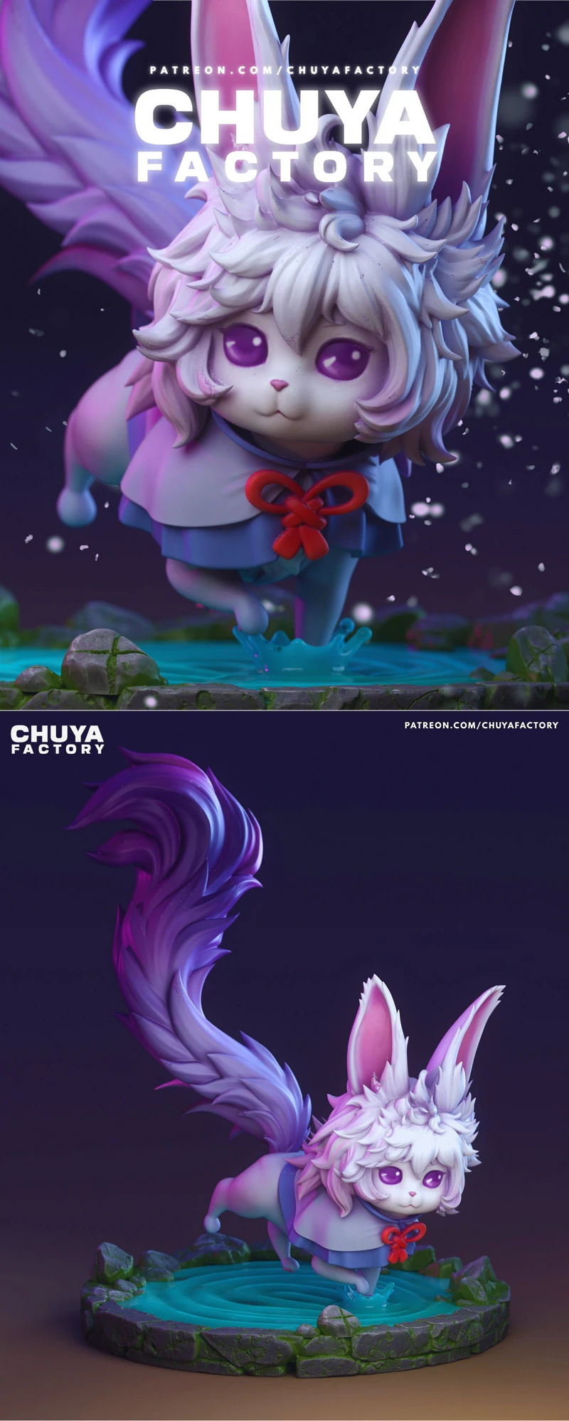 Fou Chibi STL model for 3D printing