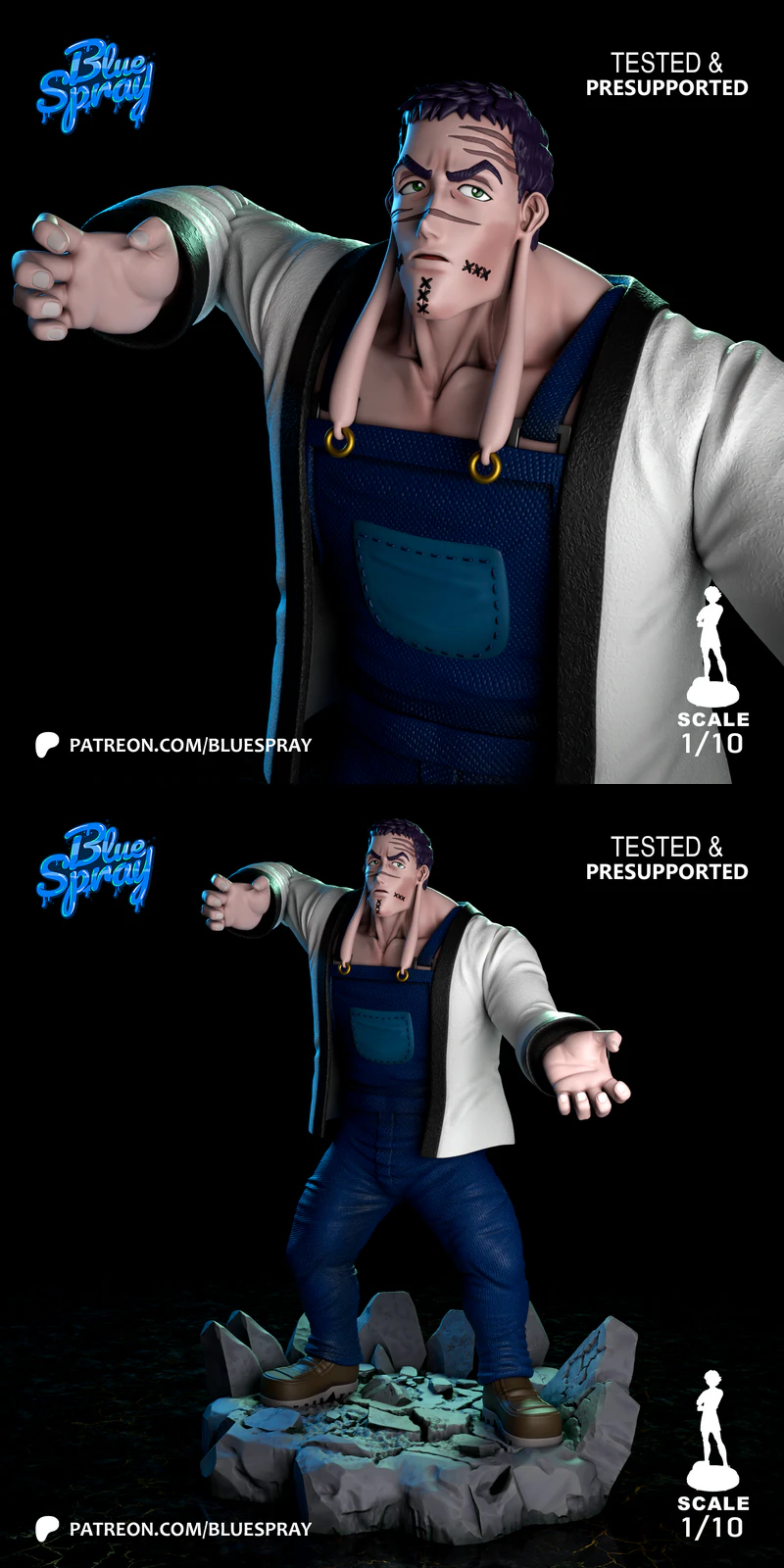 Franklin Bordeau – Hunter X Hunter STL model for 3D printing
