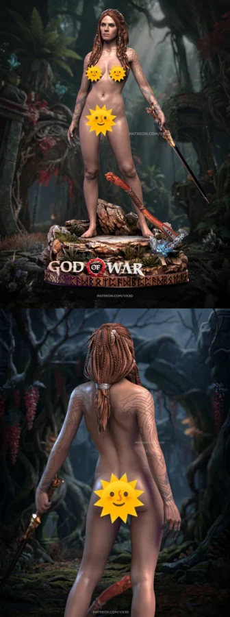Freya – God of War Extra STL model for 3D printing