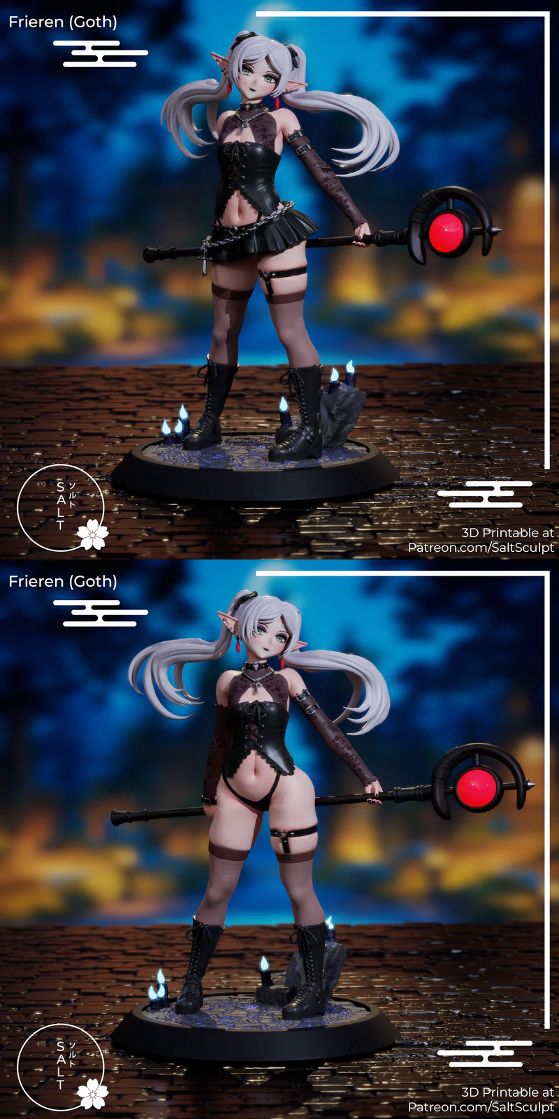 Frieren Goth STL File for 3D Printing STL model for 3D printing