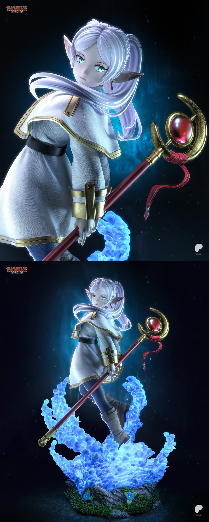 Frieren Fantasy Miniature STL File for 3D Printing STL model for 3D printing