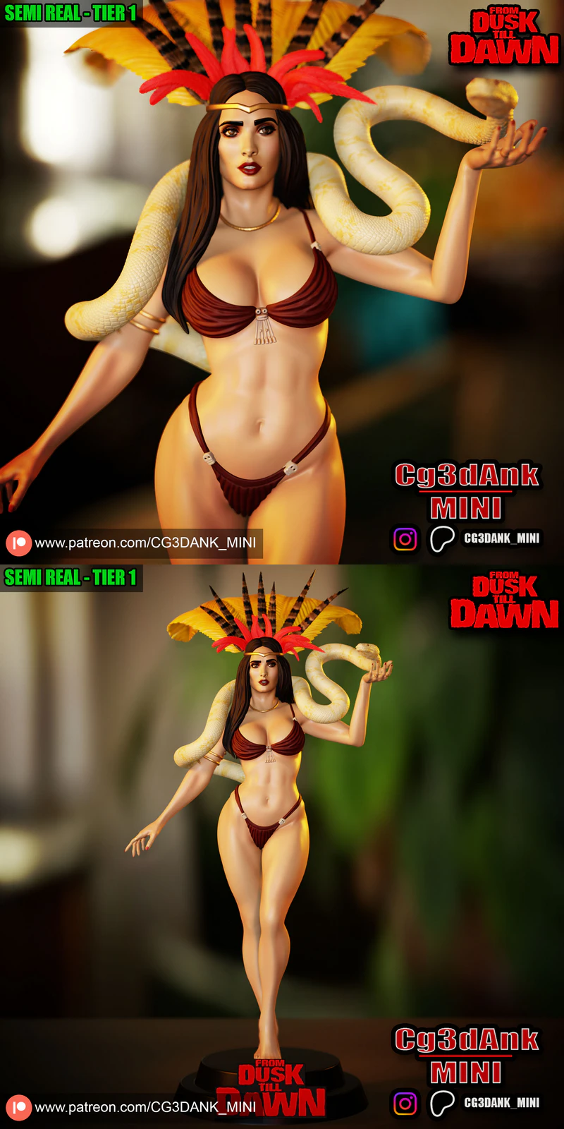 From Dusk Till Dawn – Santanico Pandemonium STL model for 3D printing