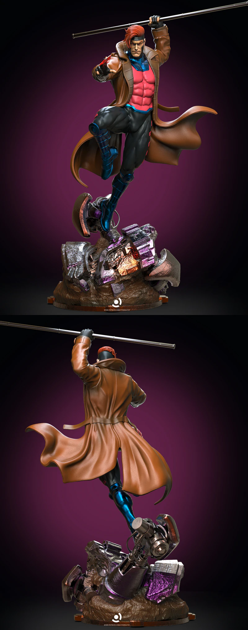 GAMBIT STL model for 3D printing