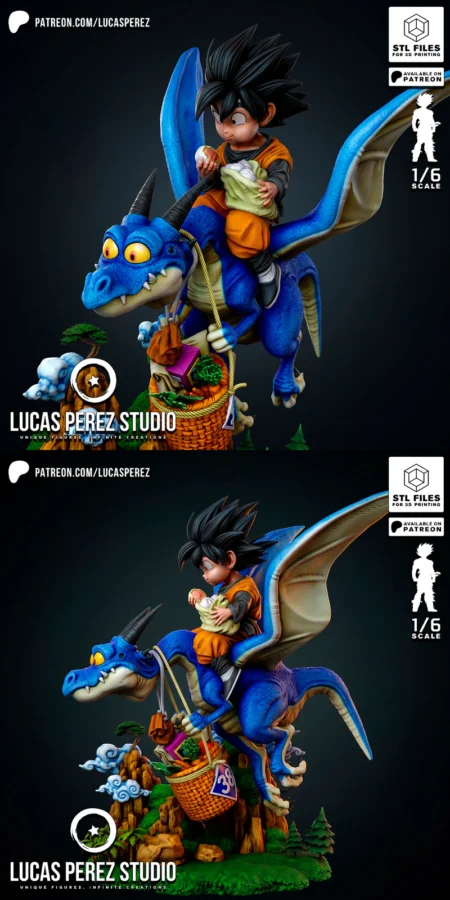 GOTEN and DRAGON STL model for 3D printing