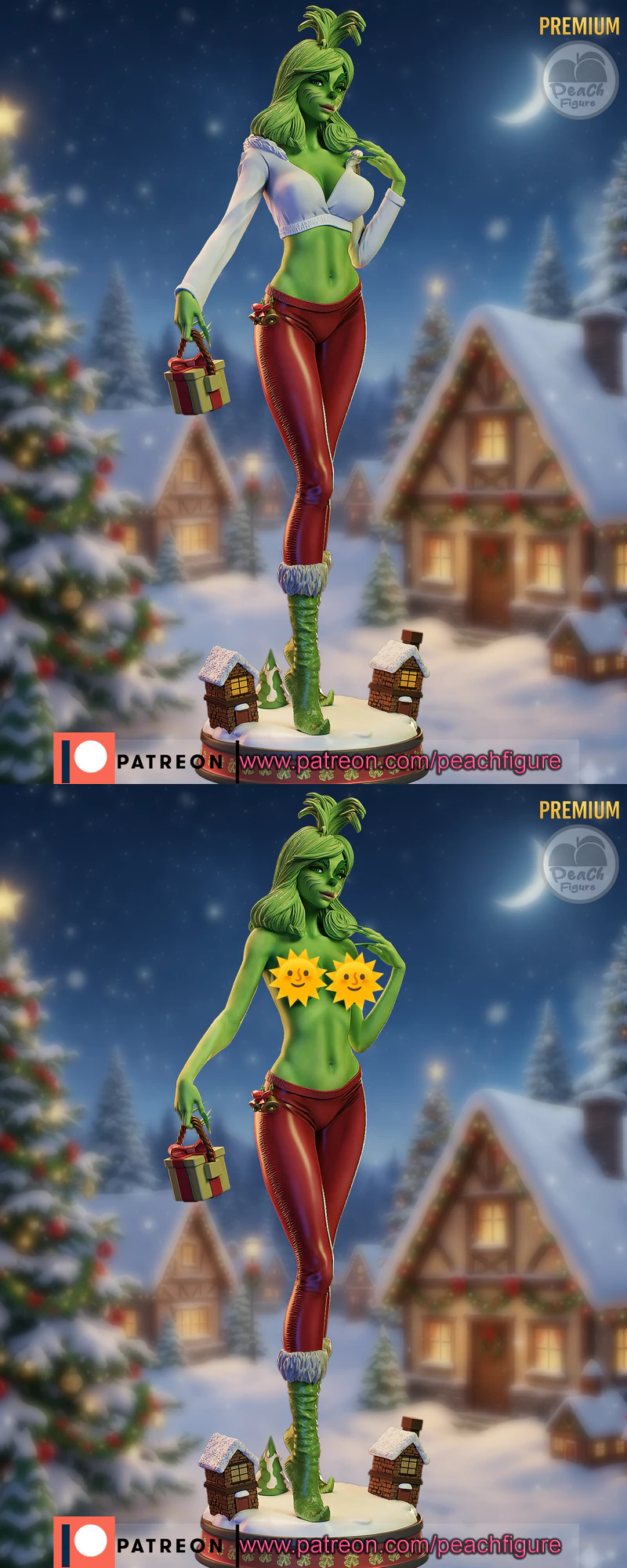 Grinch Christmas Character STL File for 3D Printing STL model for 3D printing