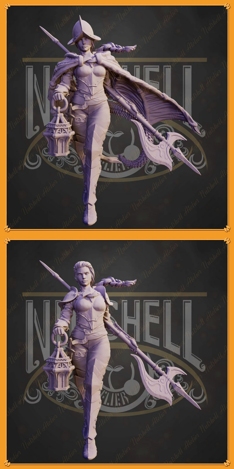 Gargoyle guard STL model for 3D printing