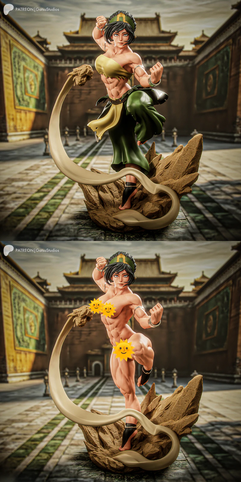 Avatar – Toph Beifong STL model for 3D printing