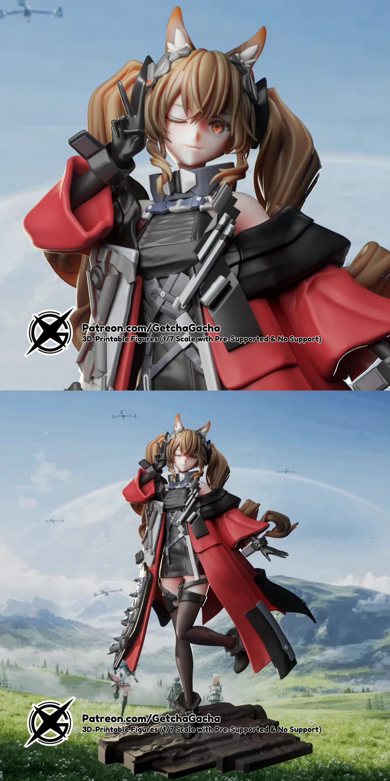 Gilberta – Arknights Endfield STL model for 3D printing