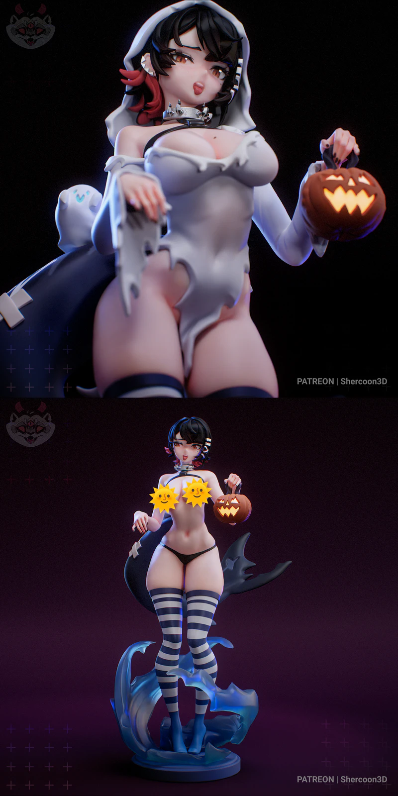 Ghostly Ellen Joe STL for 3D Printing STL model for 3D printing