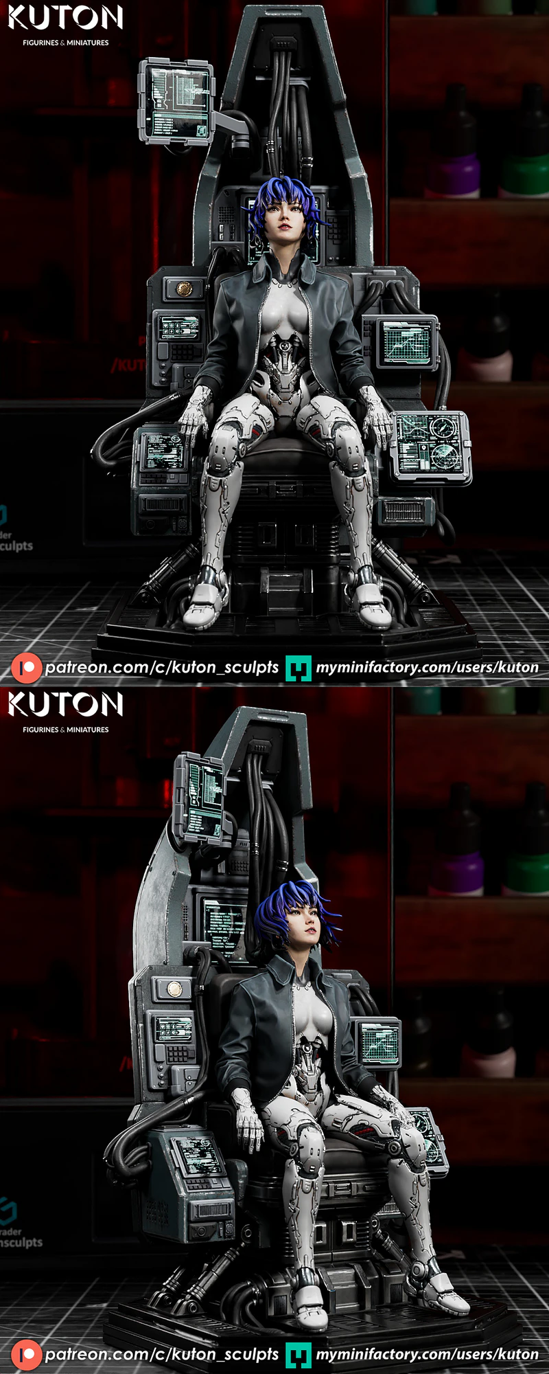 Ghost In The Shell STL model for 3D printing