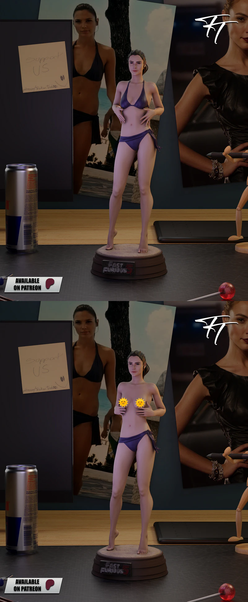 Gisele Yashar STL model for 3D printing