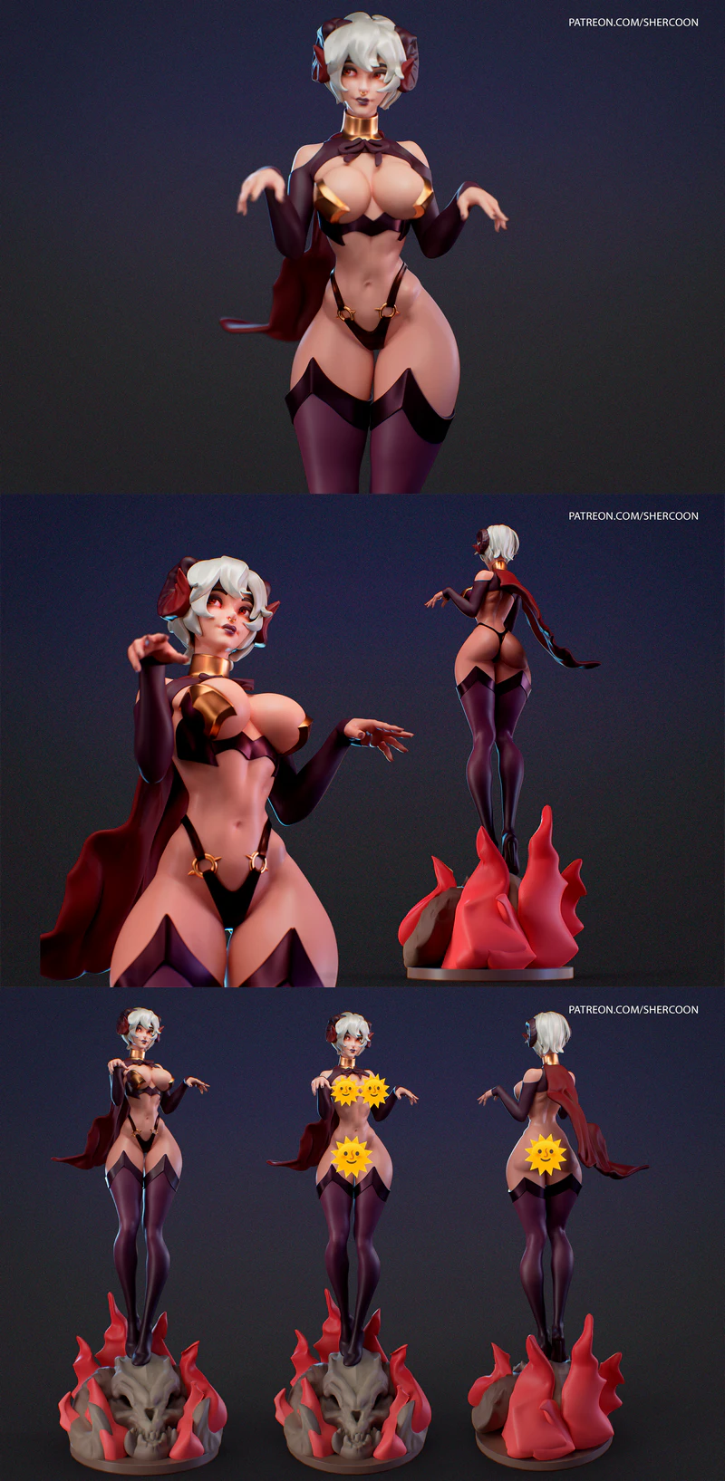 Gnavarra Fantasy Miniature STL File STL model for 3D printing