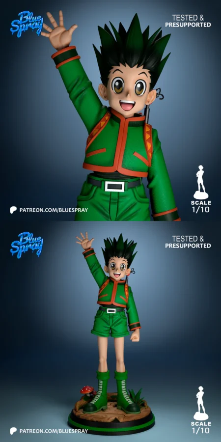 Gon Freecss – Hunter X Hunter STL model for 3D printing
